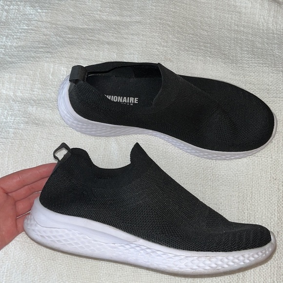 Cushionaire memory foam black sneakers - 8.5 - Picture 6 of 7